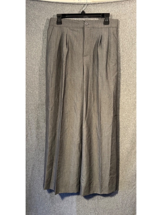 Pants - Gray Wide Leg Pull On Pants